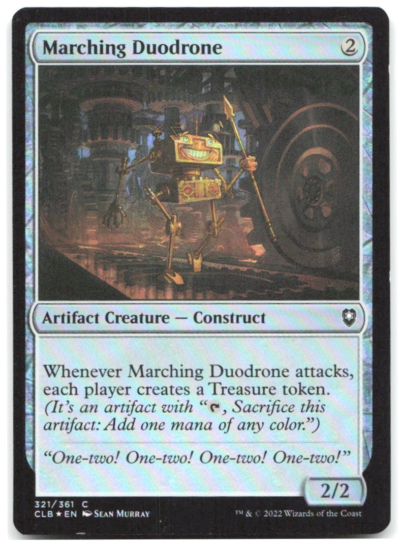 Marching Duodrone Foil C Commander Legends Battle for Baldur's Gate 321 NM