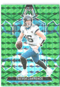 Trevor Lawrence Panini Mosaic - Mosaic Green 99 2024 Jacksonville Jaguars