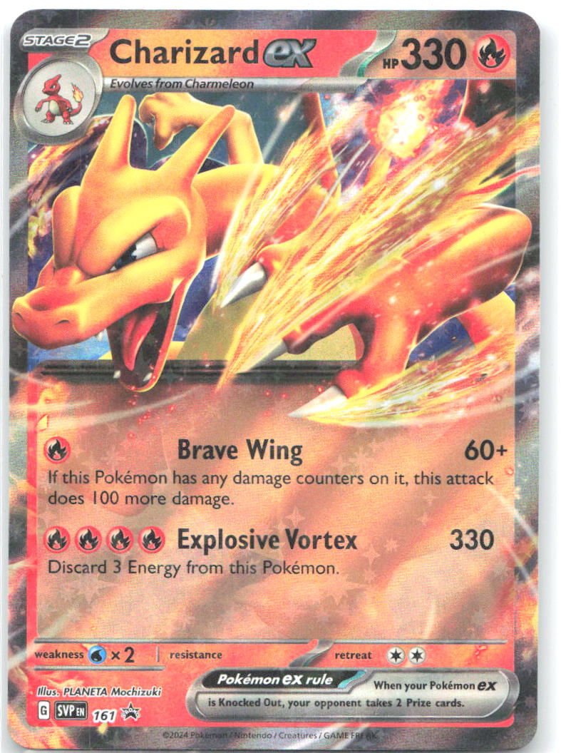 Charizard ex Holo SV: Scarlet & Violet Promo Cards 161 NM PLANETA Mochizuki