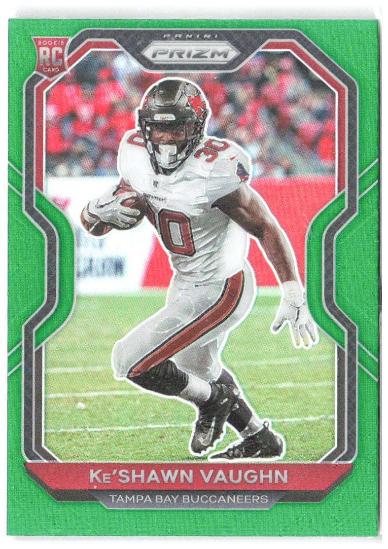 Ke'Shawn Vaughn Panini Prizm - Prizm Green 320 2020 Tampa Bay Buccaneers