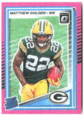 Matthew Golden Donruss Optic - Pink 205 2025 Green Bay Packers