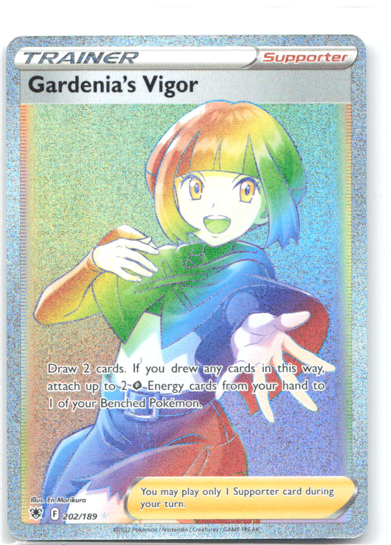 Gardenia's Vigor Secret Holo Secret Rare SWSH10: Astral Radiance 202/189 NM