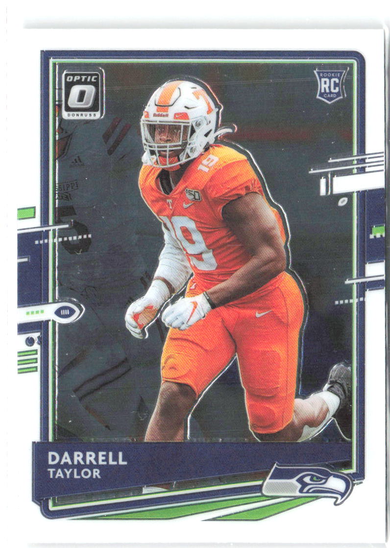 Darrell Taylor Donruss Optic 136 2020 Seattle Seahawks RC