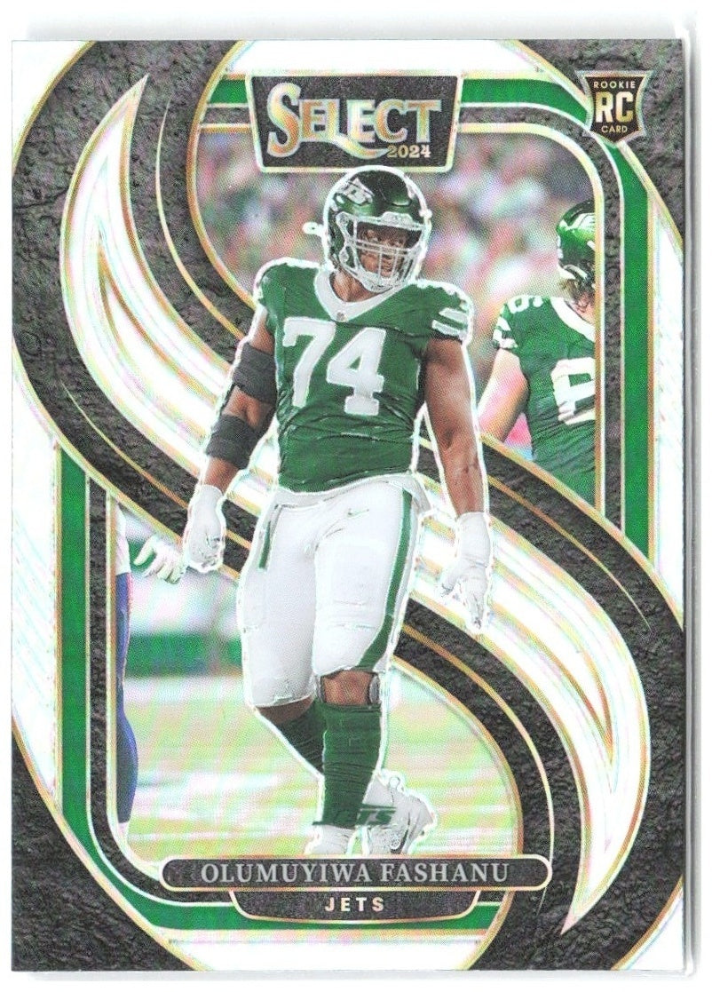 Olumuyiwa Fashanu Panini Select - Silver Prizm 192 2024 New York Jets