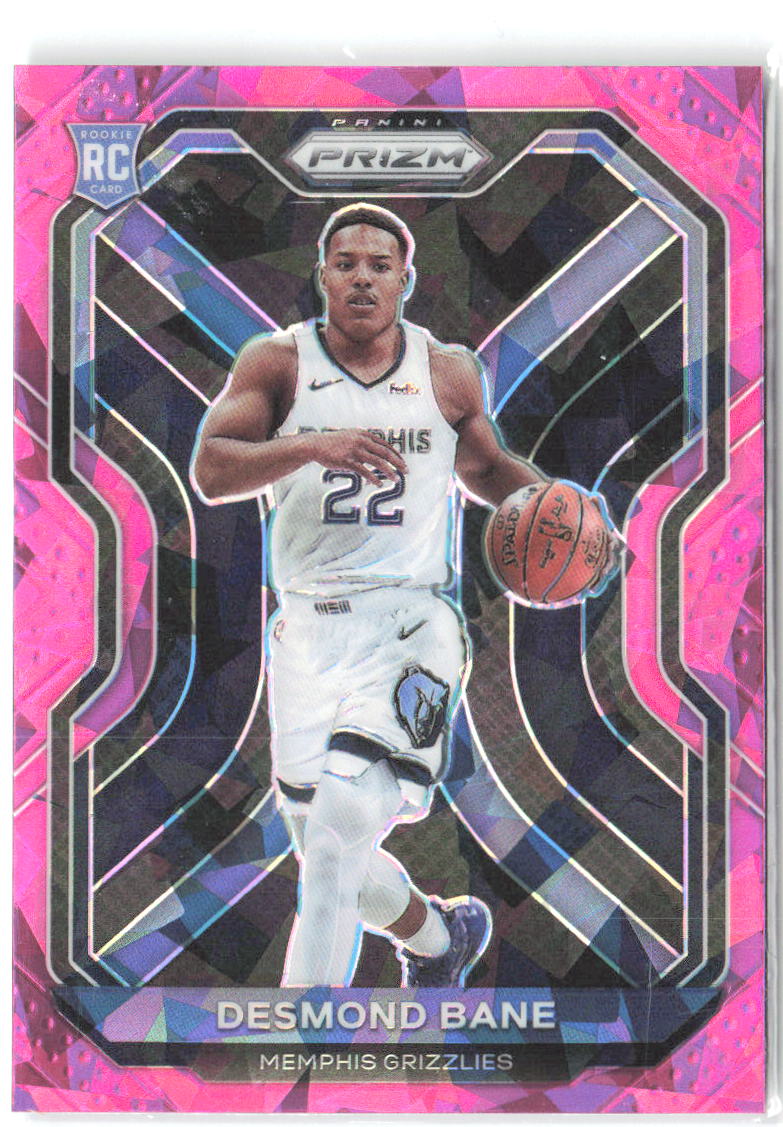 Desmond Bane Panini Prizm - Pink Ice Prizms 297 2020-21 Memphis Grizzlies