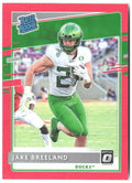 Jake Breeland Chronicles Draft Picks -  Optic Rated Rookies Red 14 2020 Oregon
