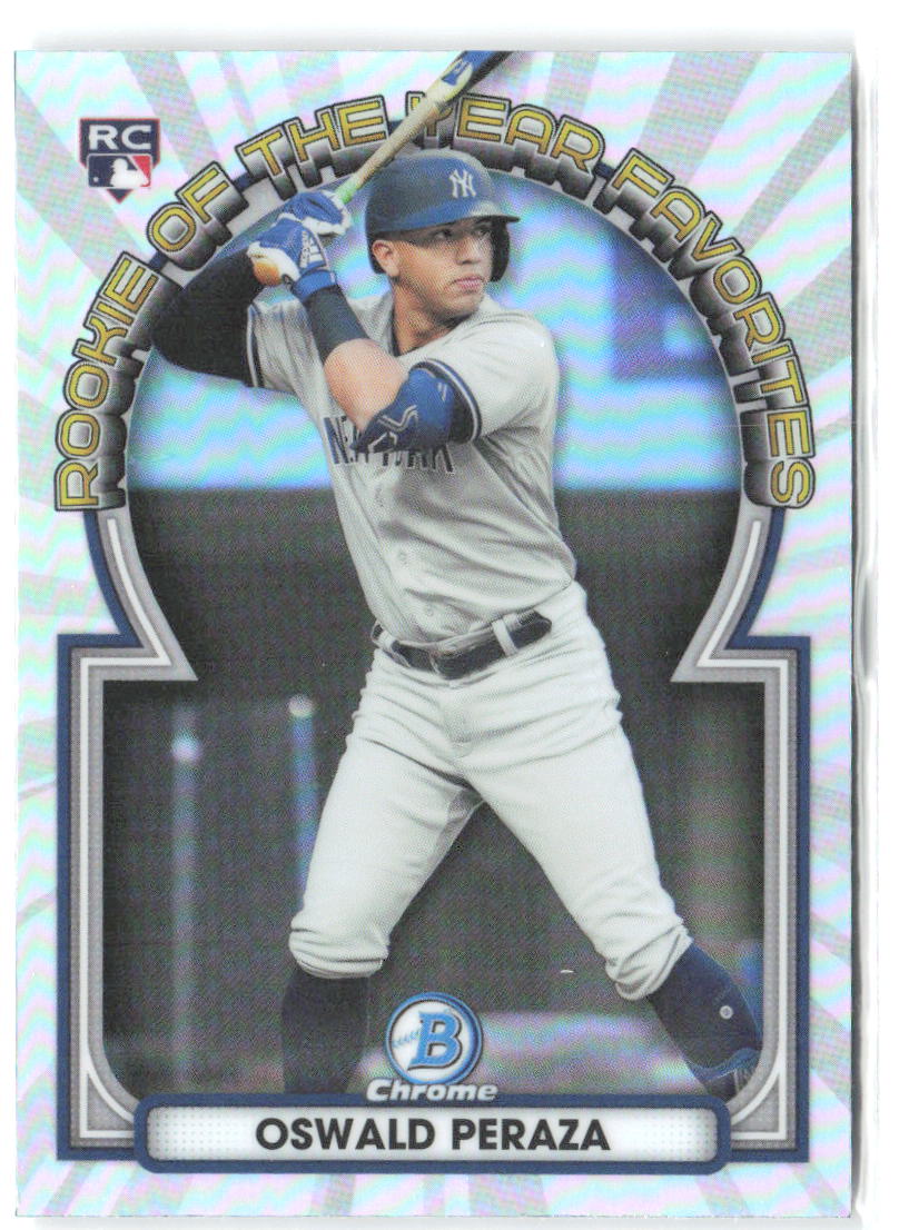 Oswald Peraza Rookie of the Year Favorites Bowman - Rookie of the Year Favorites ROYF-13 NM