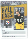 T.J. Watt Panini Contenders - Hall Pass 20 2023 Pittsburgh Steelers
