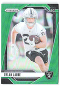 Dylan Laube Panini Prizm - Green 330 2024 Las Vegas Raiders