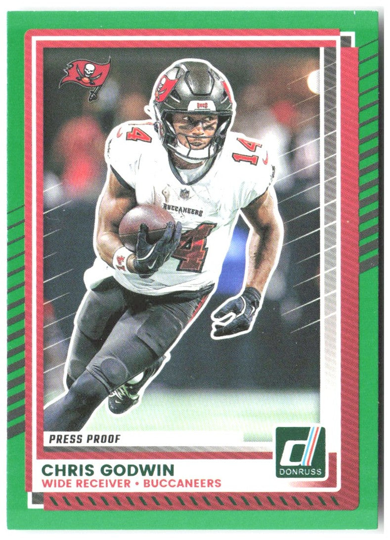 Chris Godwin Donruss - Press Proofs Green 134 2025 Tampa Bay Buccaneers
