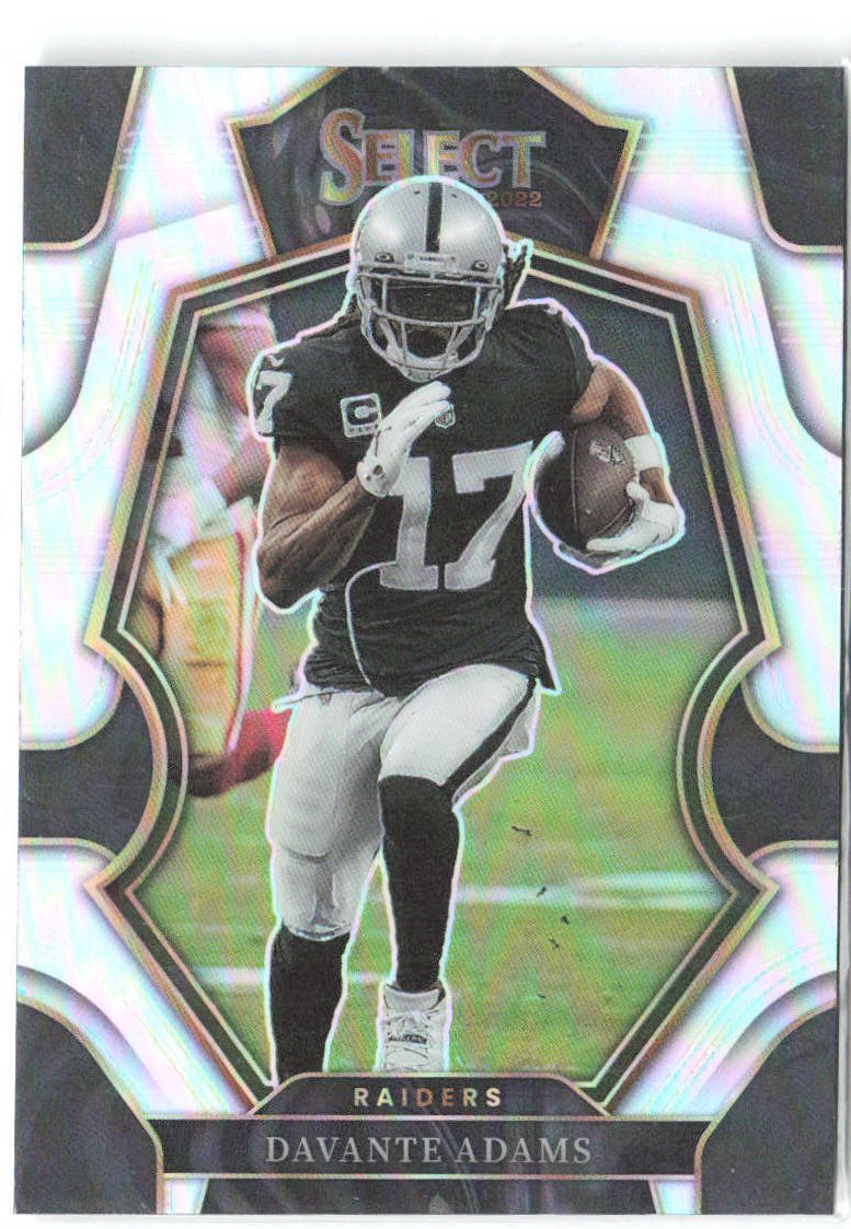 Davante Adams Panini Select - Silver Prizm 152 2022 Las Vegas Raiders