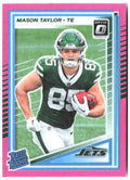 Mason Taylor Donruss Optic - Pink 274 2025 New York Jets