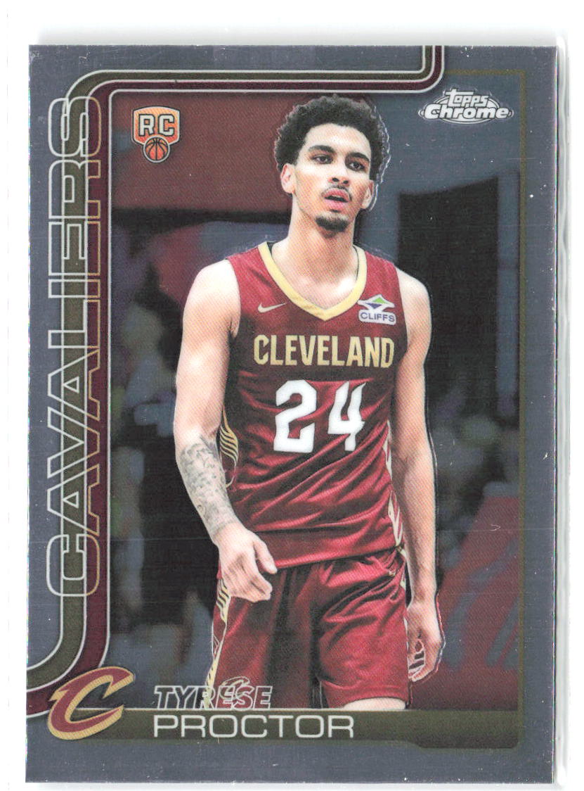 Tyrese Proctor Topps Chrome 300 2025-26 Cleveland Cavaliers RC