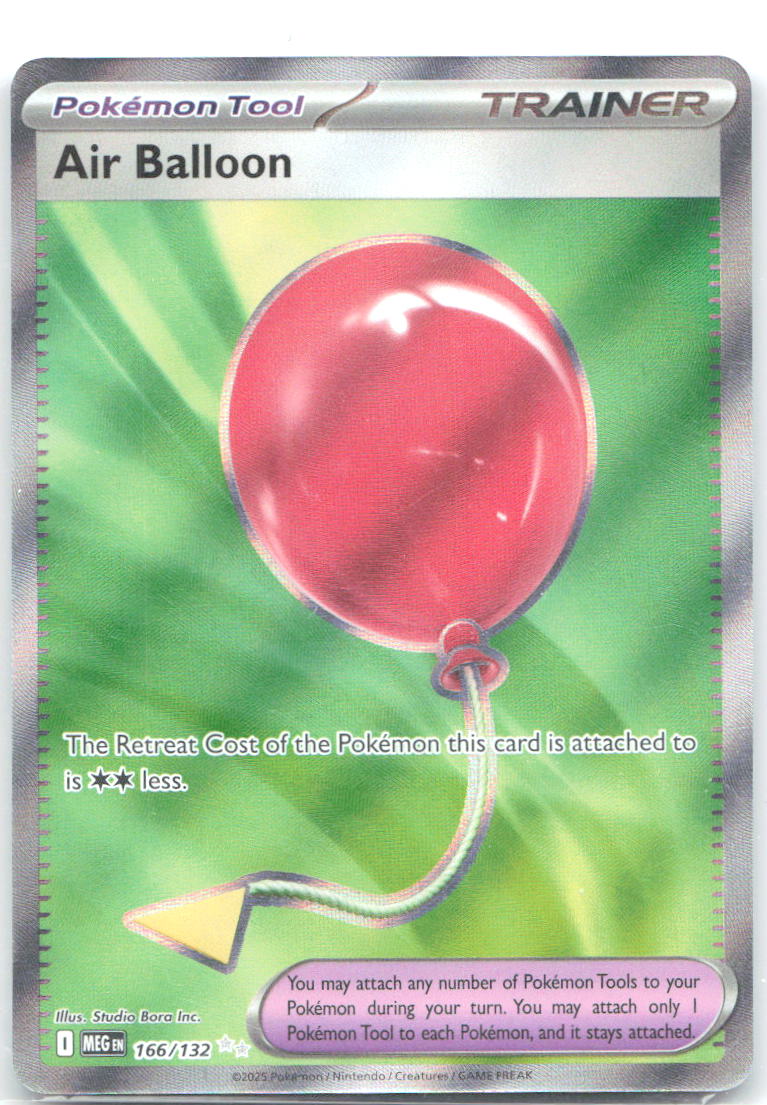Air Balloon Holo Ultra Rare ME01: Mega Evolution 166/132 NM Studio Bora Inc