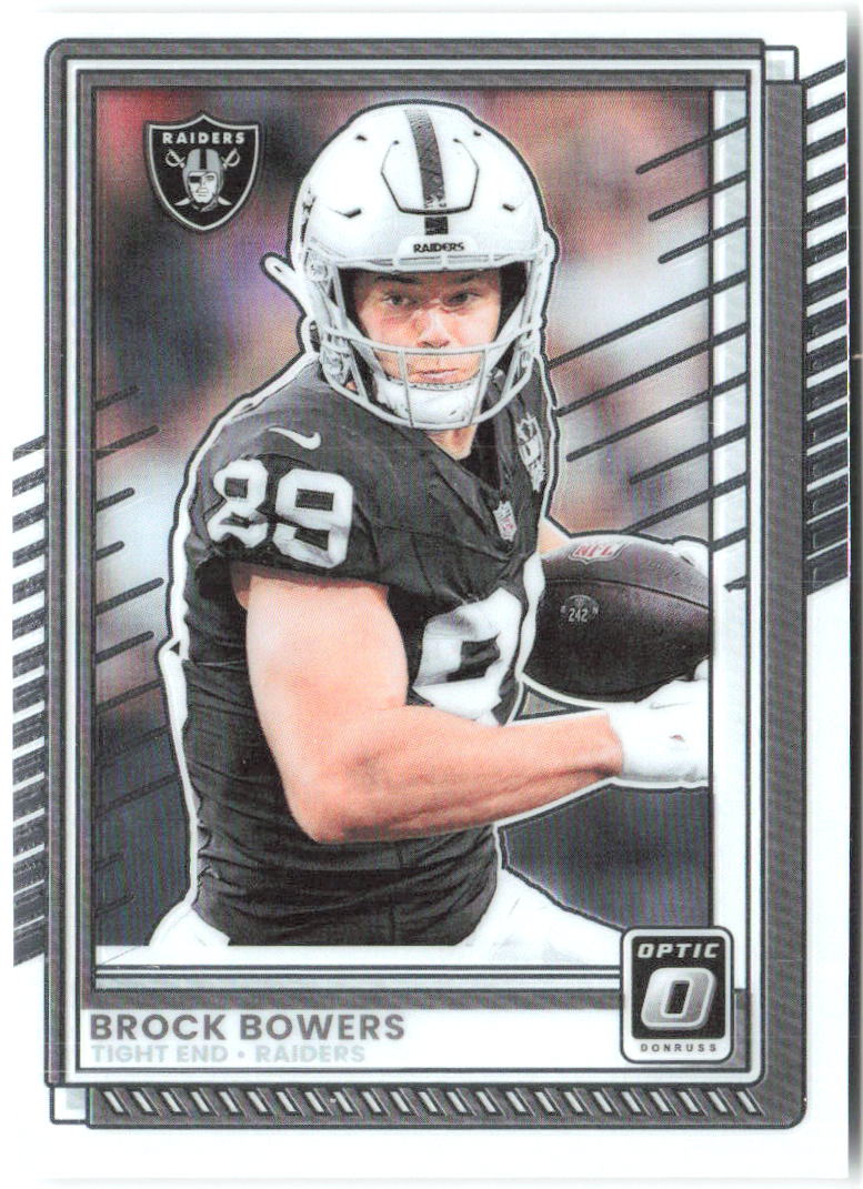 Brock Bowers Donruss Optic 3 2025 Las Vegas Raiders