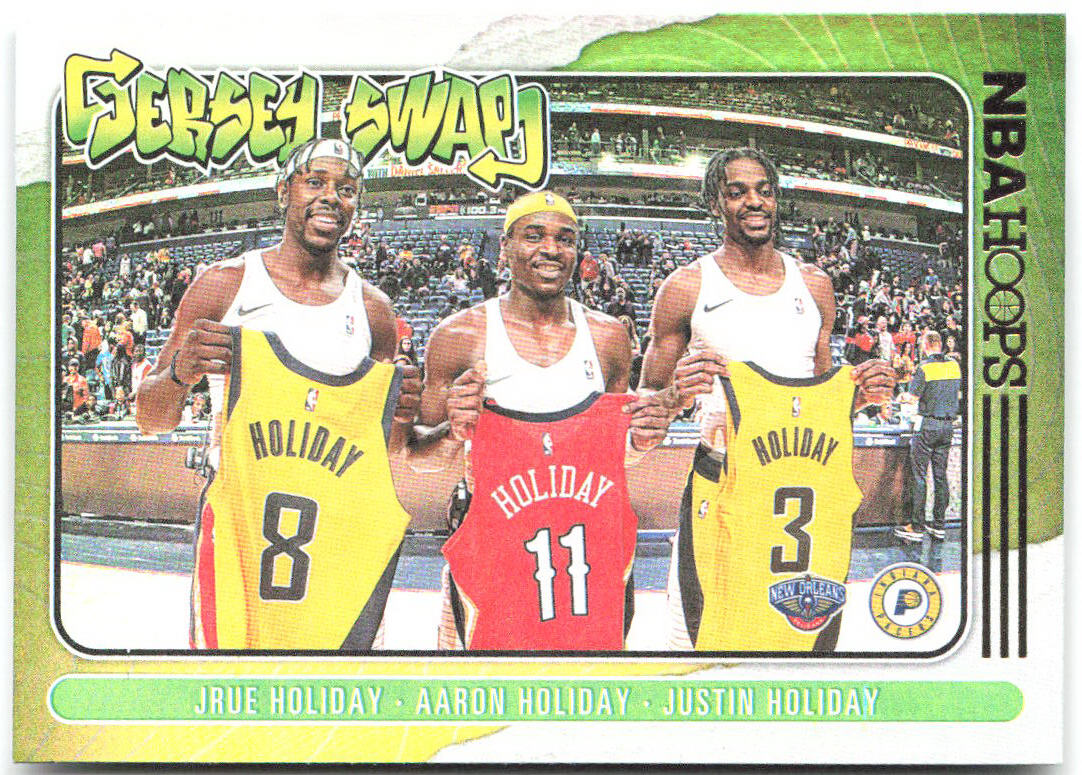 Aaron Holiday Jrue Holiday Justin Holiday Hoops - Jersey Swap 4 2020-21