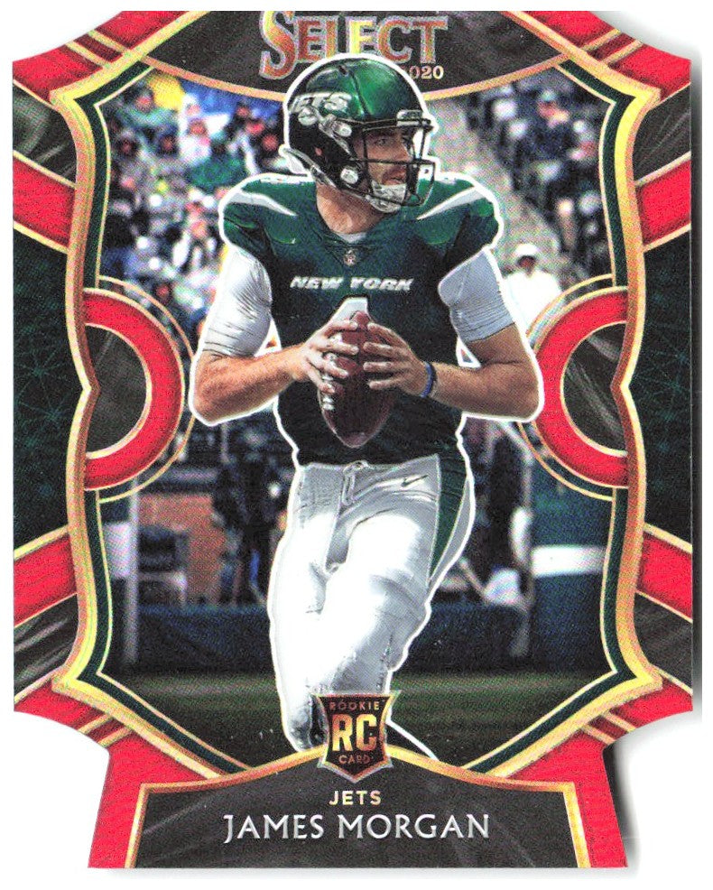 James Morgan Panini Select - Red Prizm Die Cut 84 2020 New York Jets