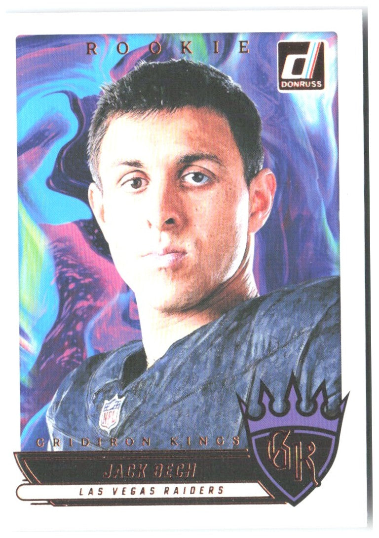 Jack Bech Donruss - Rookie Gridiron Kings RGK-JBH 2025 Las Vegas Raiders