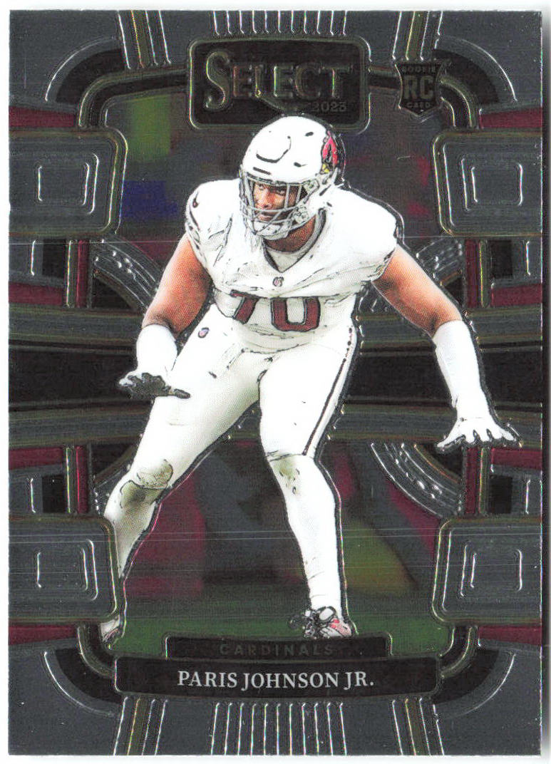 Paris Johnson Jr. Panini Select 3 2023 Arizona Cardinals RC
