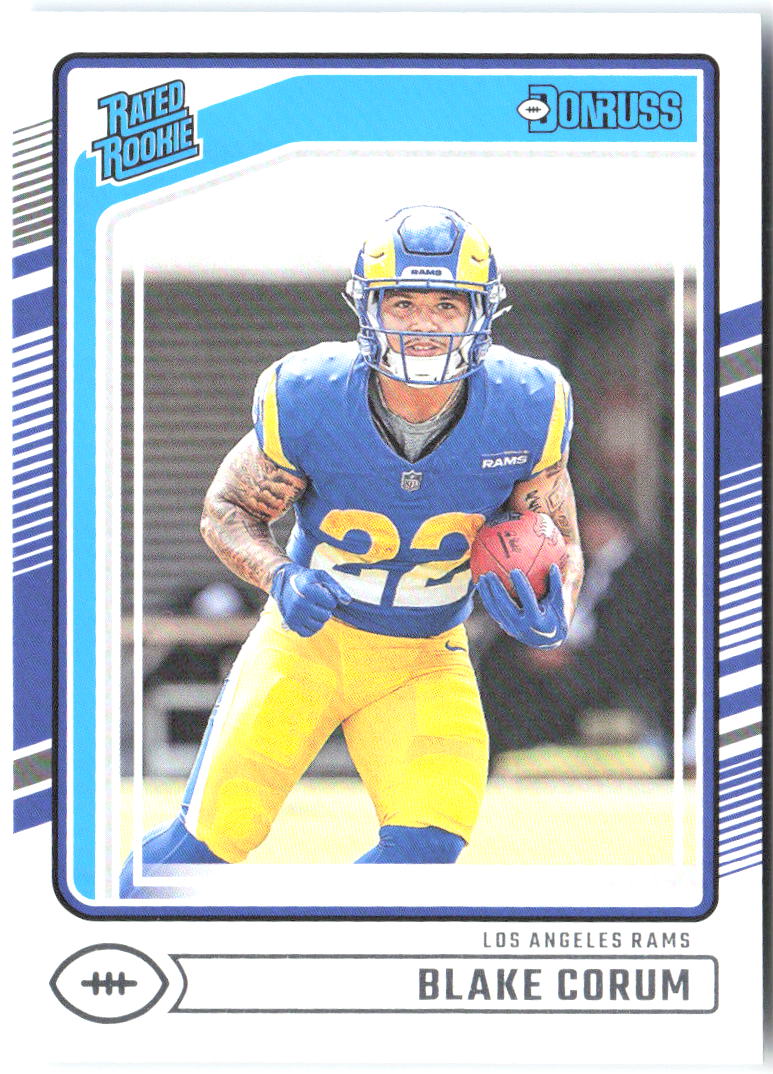 Blake Corum Donruss 322 2024 Los Angeles Rams RC