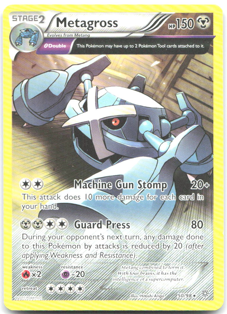 Metagross 50 Rare XY Ancient Origins 50/98 NM Hitoshi Ariga