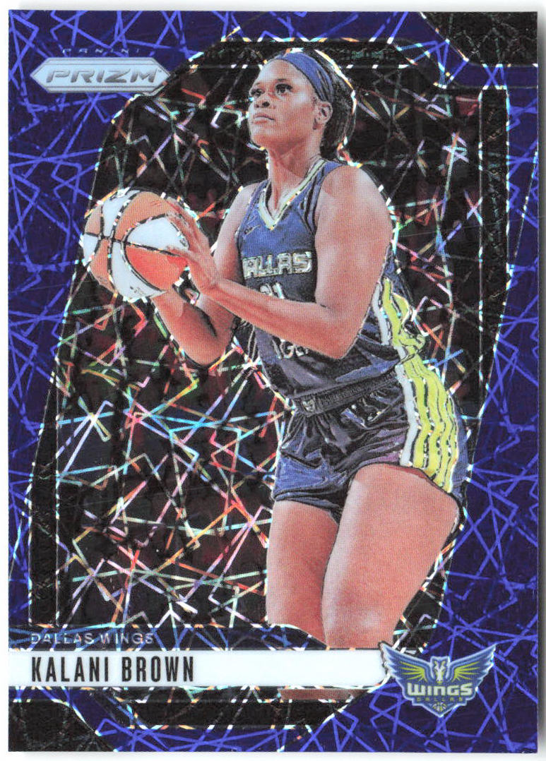 Kalani Brown Panini Prizm WNBA - Blue Velocity Prizms 29 2024 Dallas Wings