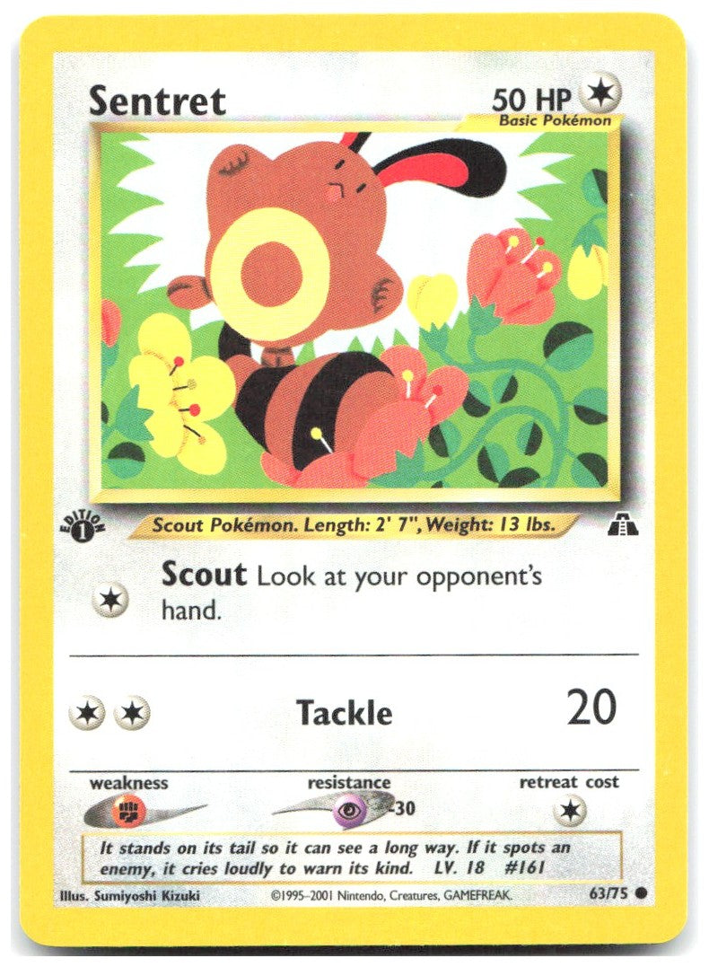 Sentret 1st Edition Common Neo Discovery 63/75 NM Sumiyoshi Kizuki