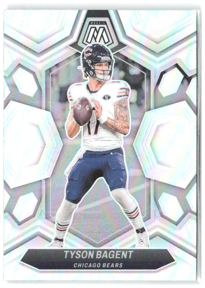 Tyson Bagent Panini Mosaic - Silver 36 2024 Chicago Bears