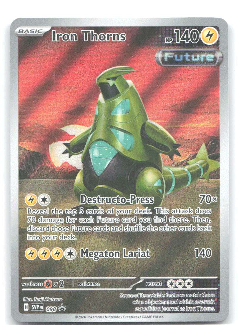 Iron Thorns Holo Promo SV: Scarlet & Violet Promo Cards 098 NM Tonji Matsuno