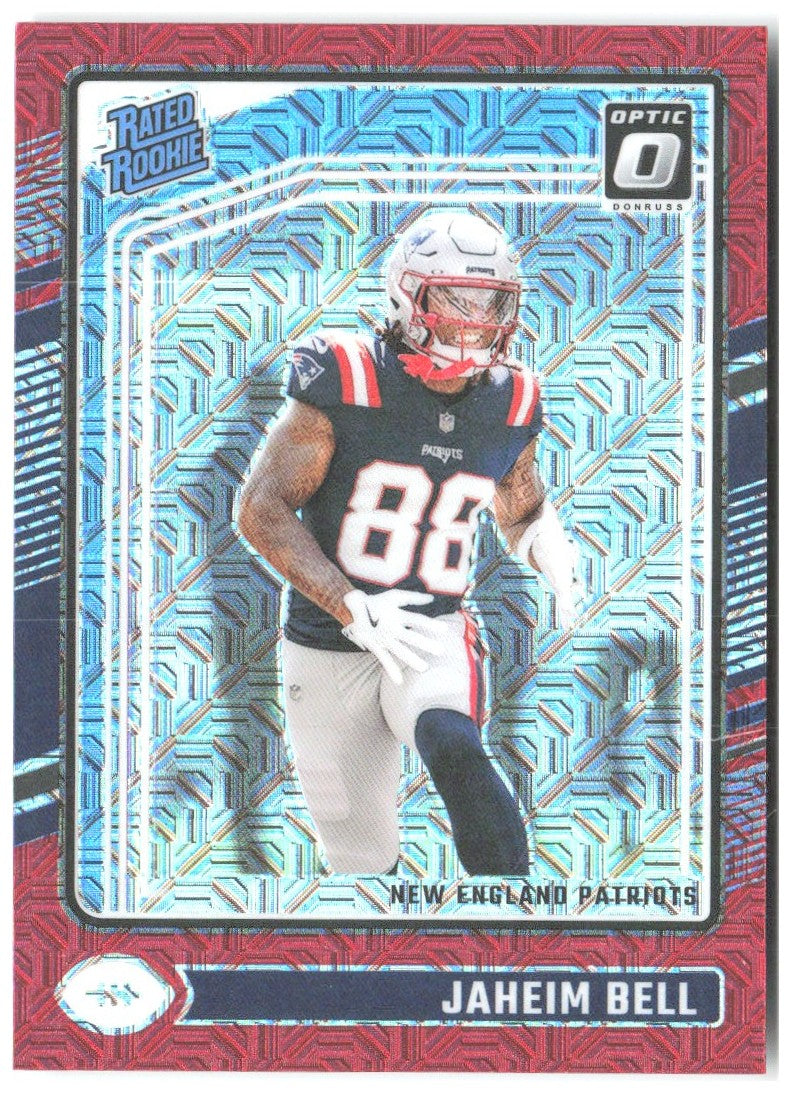 Jaheim Bell Donruss Optic - Red Mojo 238 2024 New England Patriots