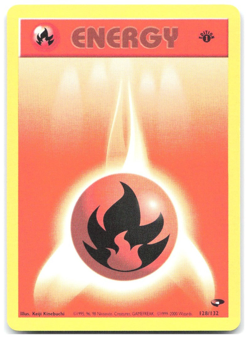 Fire Energy 1st Edition Common Gym Challenge 128/132 NM Keiji Kinebuchi