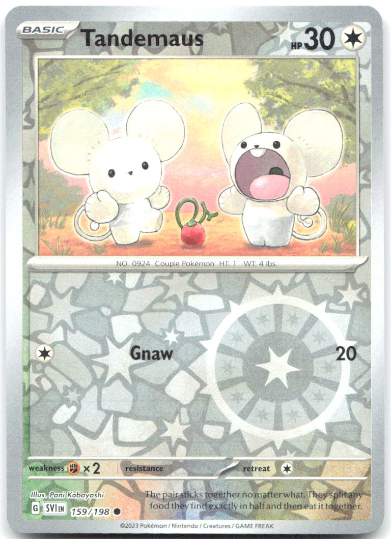 Tandemaus Reverse Holo SV01 Scarlet & Violet Base Set 159/198 NM Lee HyunJung