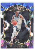 Jaden McDaniels Select - Blue White Purple Cracked Ice 88 2020-21 Timberwolves