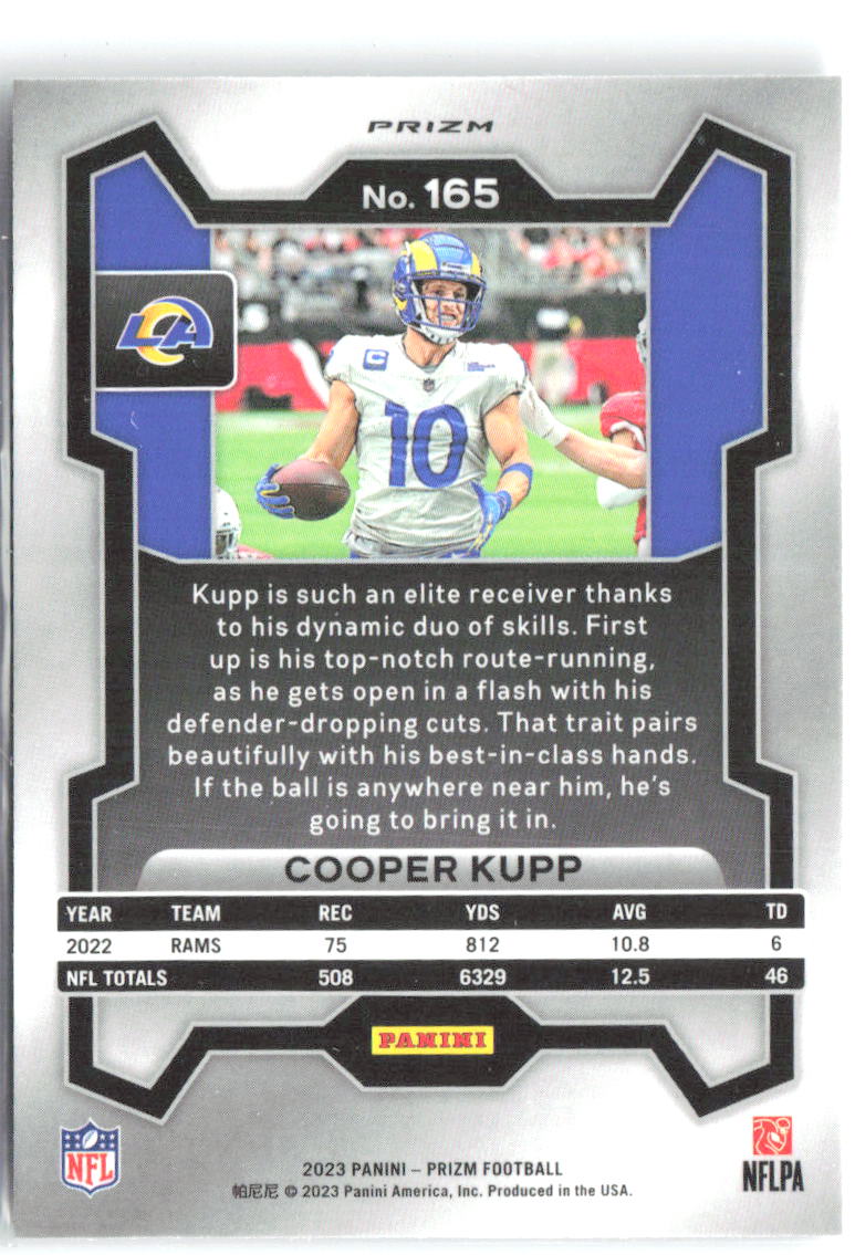 Cooper Kupp Panini Prizm - Silver 165 2023 Los Angeles Rams