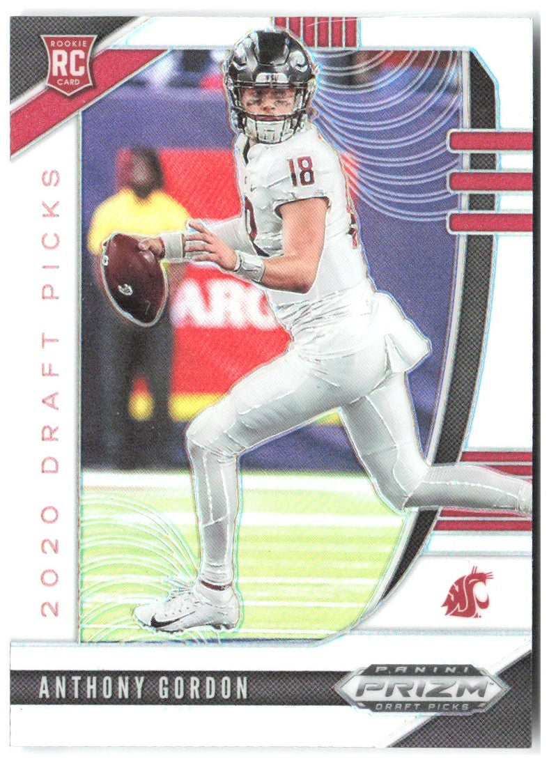 Anthony Gordon Prizm Draft Picks Prizms Silver 149 2020 Washington State Cougars