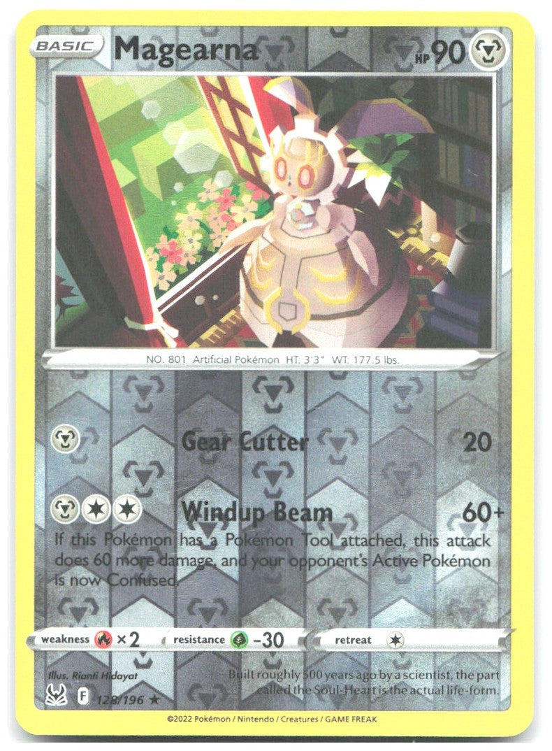 Magearna Reverse Holo Rare SWSH11 Lost Origin 128/196 NM Rianti Hidayat