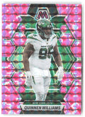 Quinnen Williams Panini Mosaic - Camo Pink Mosaic 77 2023 New York Jets