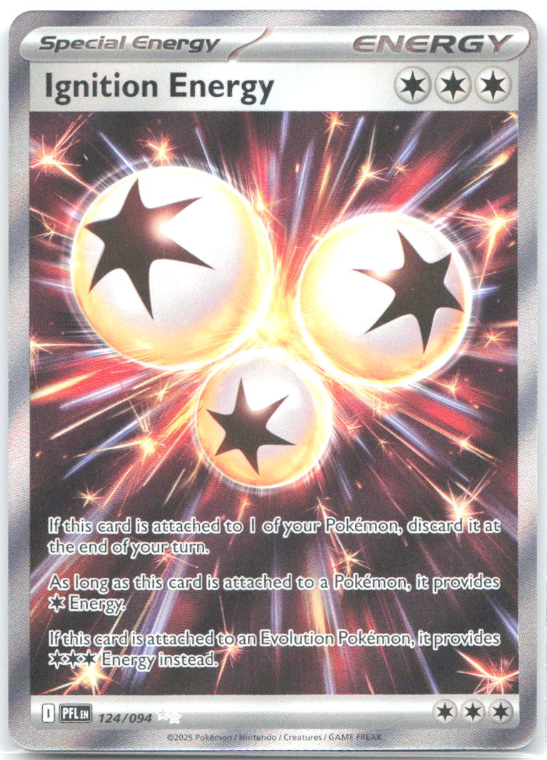 Ignition Energy Holo Ultra Rare ME02: Phantasmal Flames 124/094 NM