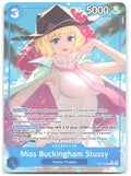 Miss Buckingham Stussy Alternate Art The World's Strongest Warriors OP17 054 NM