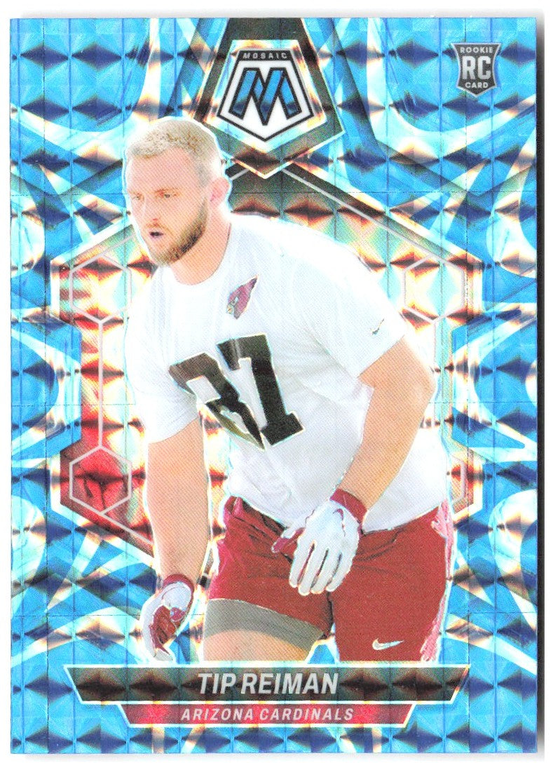 Tip Reiman Panini Mosaic - Mosaic Reactive Blue 367 2024 Arizona Cardinals