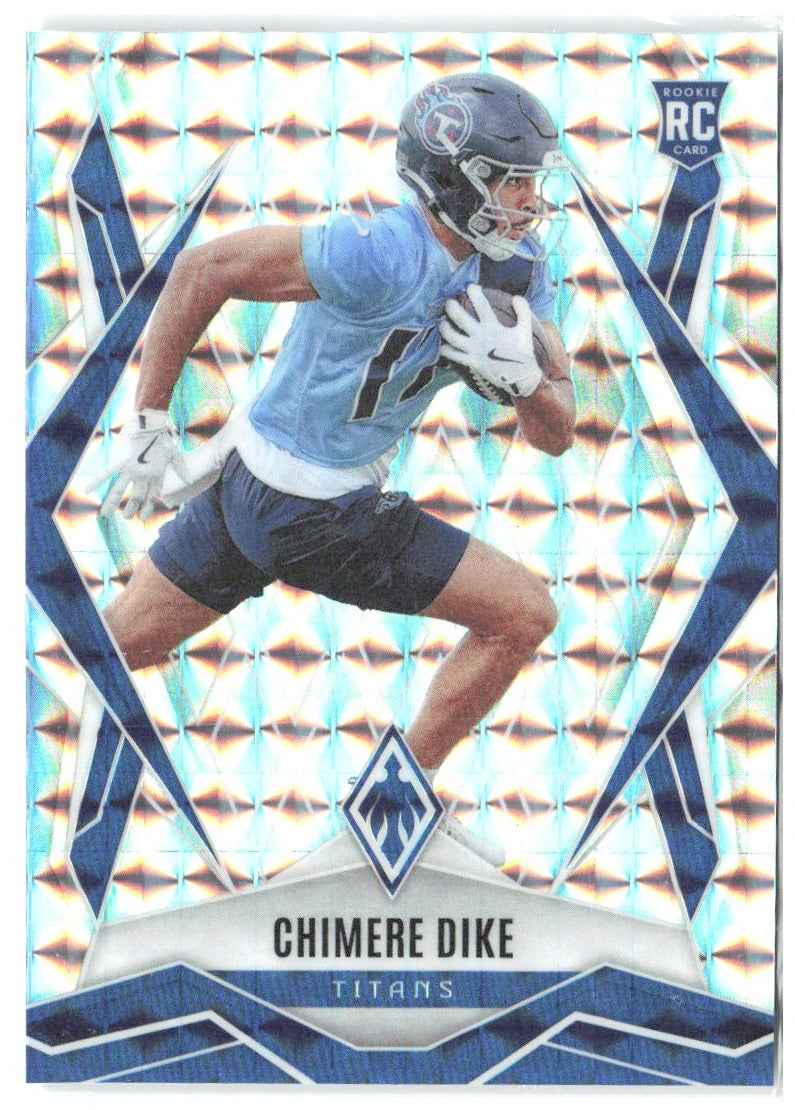 Chimere Dike Panini Phoenix - Silver Pyramids Prizm 240 2025 Tennessee Titans