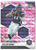 Kellen Mond Panini Mosaic - Prizm Camo Pink 321 2021 Minnesota Vikings