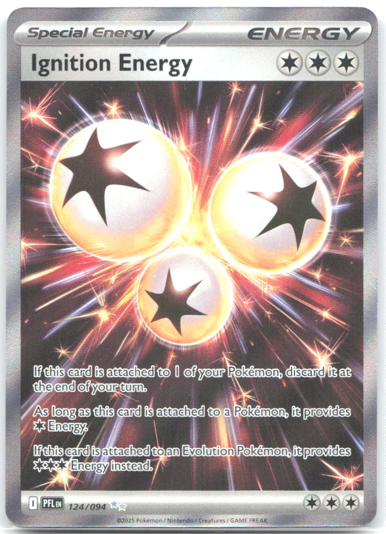 Ignition Energy Holo Ultra Rare ME02: Phantasmal Flames 124/094 NM