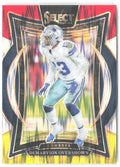 Demarvion Overshown Select - Red & Yellow Prizm Shock 48 2024 Dallas Cowboys