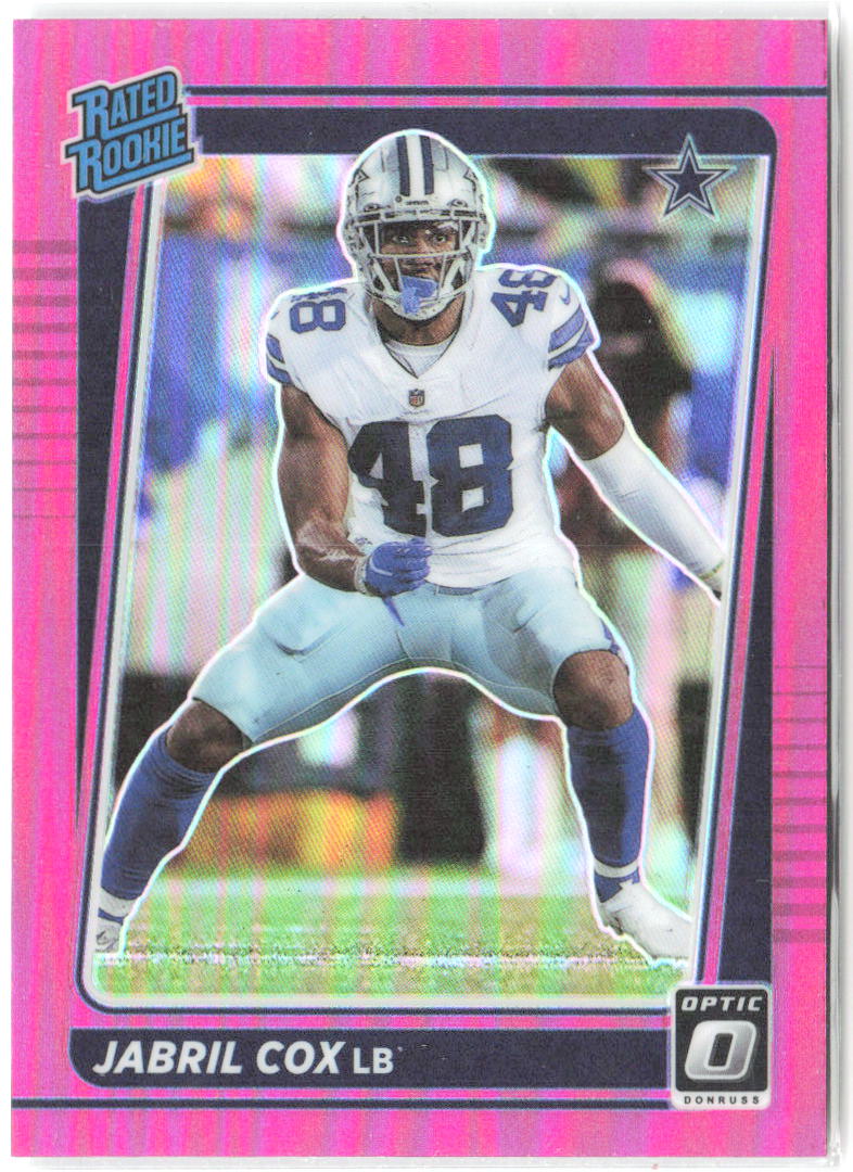 Jabril Cox Donruss Optic - Pink 286 2021 Dallas Cowboys