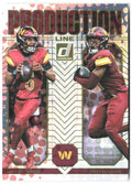 Jayden Daniels / Terry McLaurin Donruss - Production Line 8 2025 Commanders