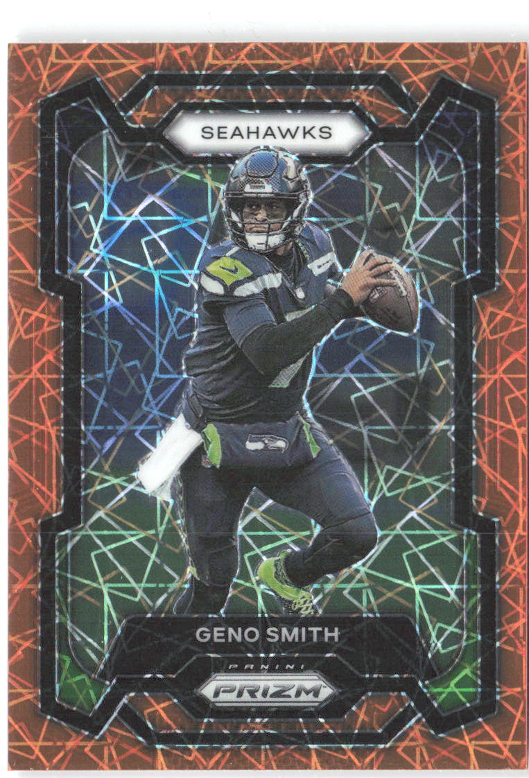 Geno Smith Panini Prizm - Lazer 258 2023 Seattle Seahawks