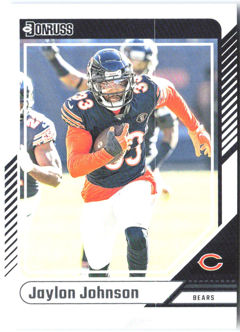 Jaylon Johnson Donruss 187 2024 Chicago Bears