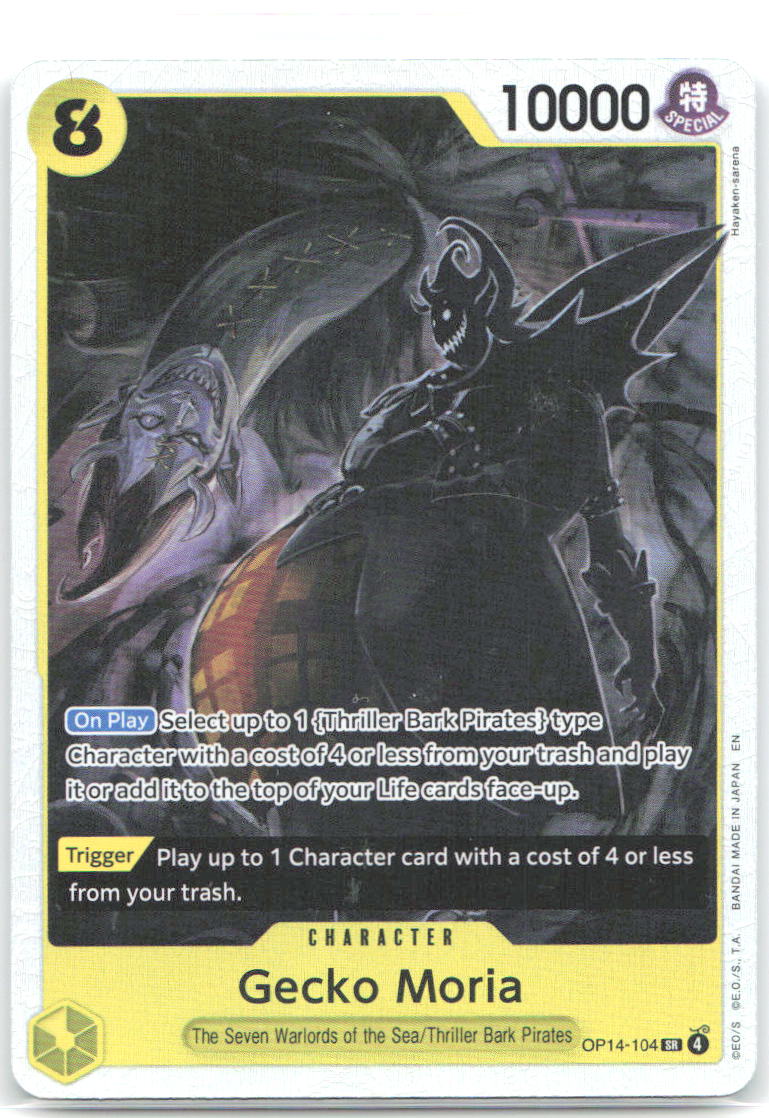 Gecko Moria Foil SR The Azure Sea's Seven OP14 104 NM Ryuda