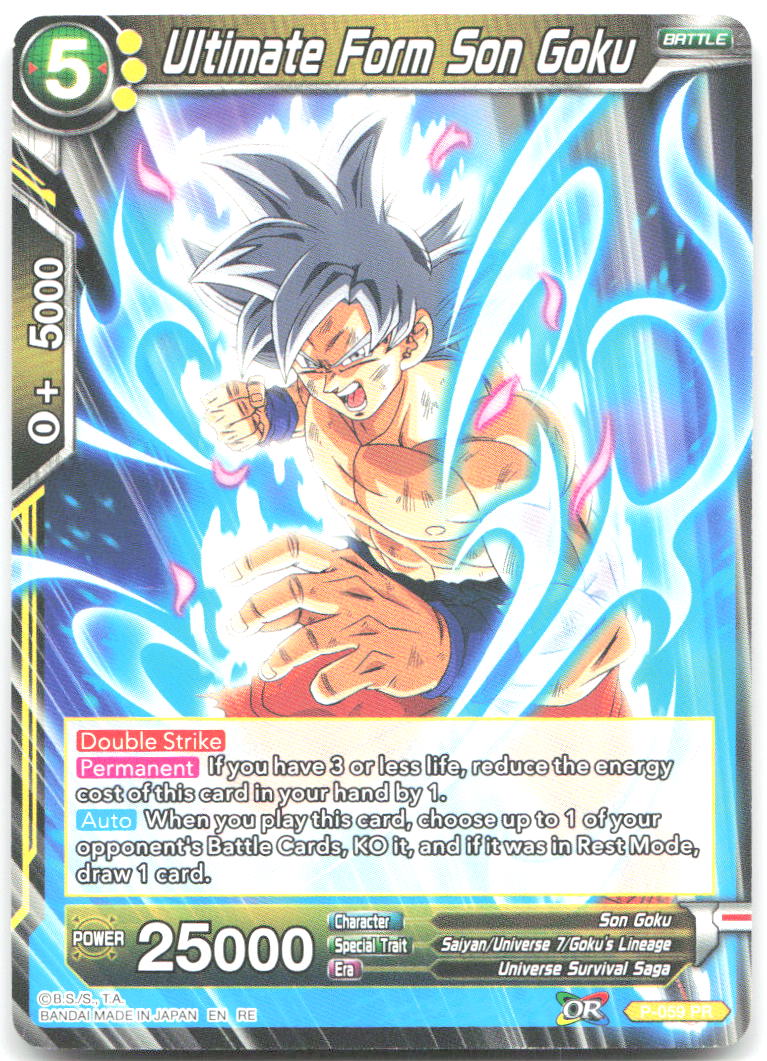 Ultimate Form Son Goku Common Mythic Booster P 059 NM